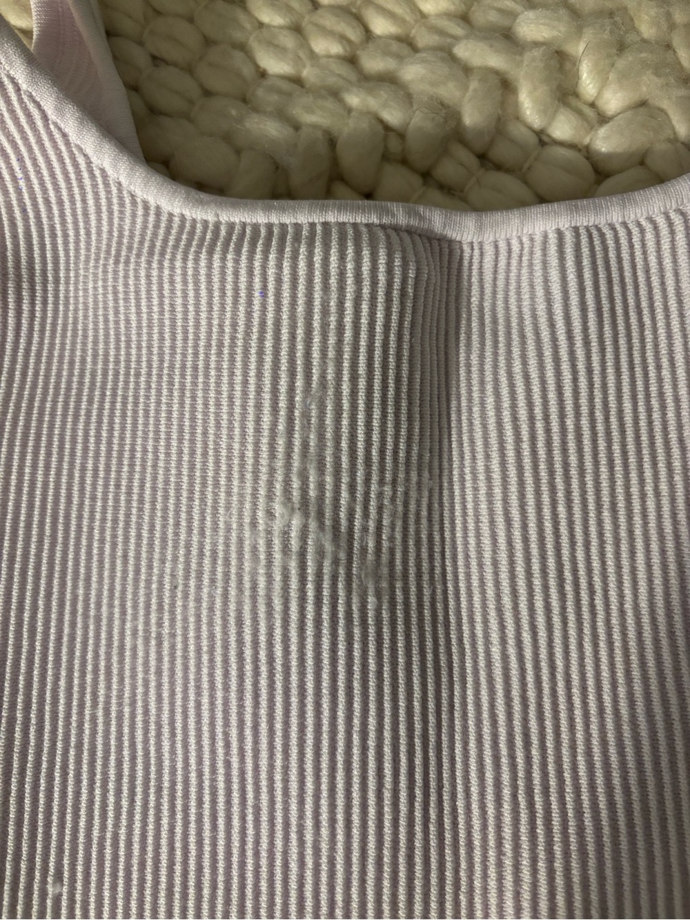 Aritzia Light Purple Babaton Sculpt Knit Tank - Picture 2 of 3